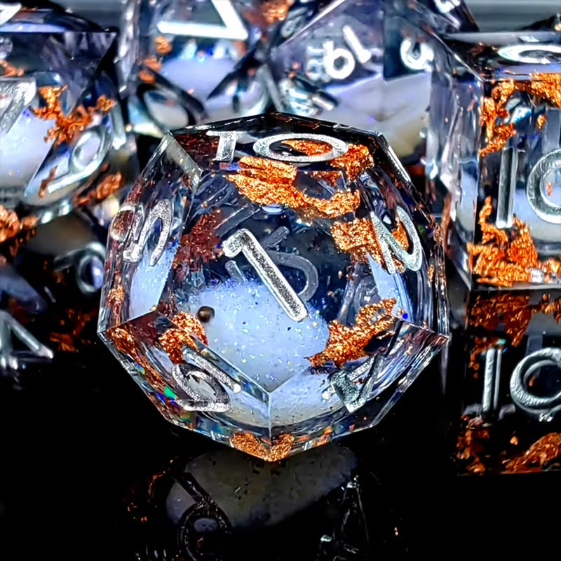 Copperfreeze - Liquid Core Dice Set
