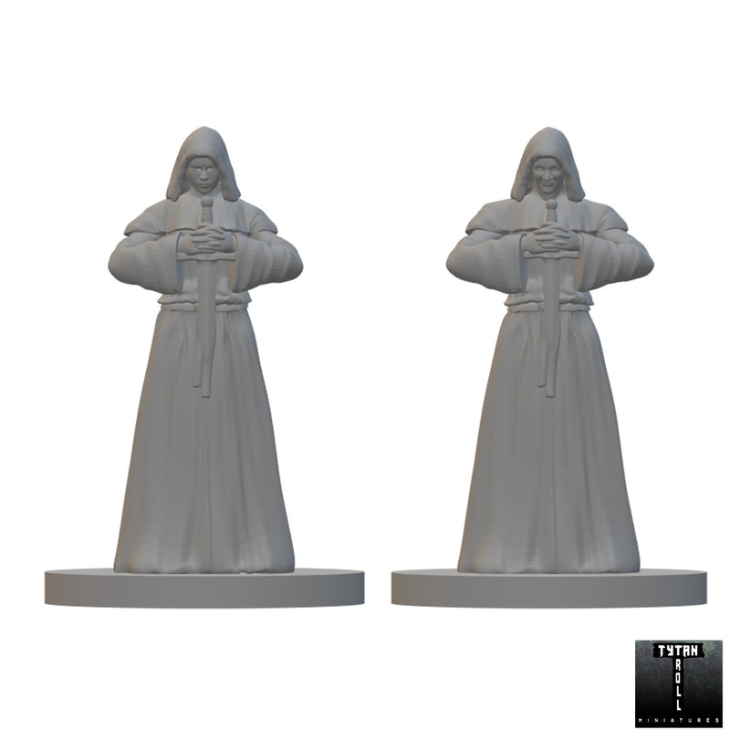 Cultists | BeaMini Unpainted RPG Miniatures