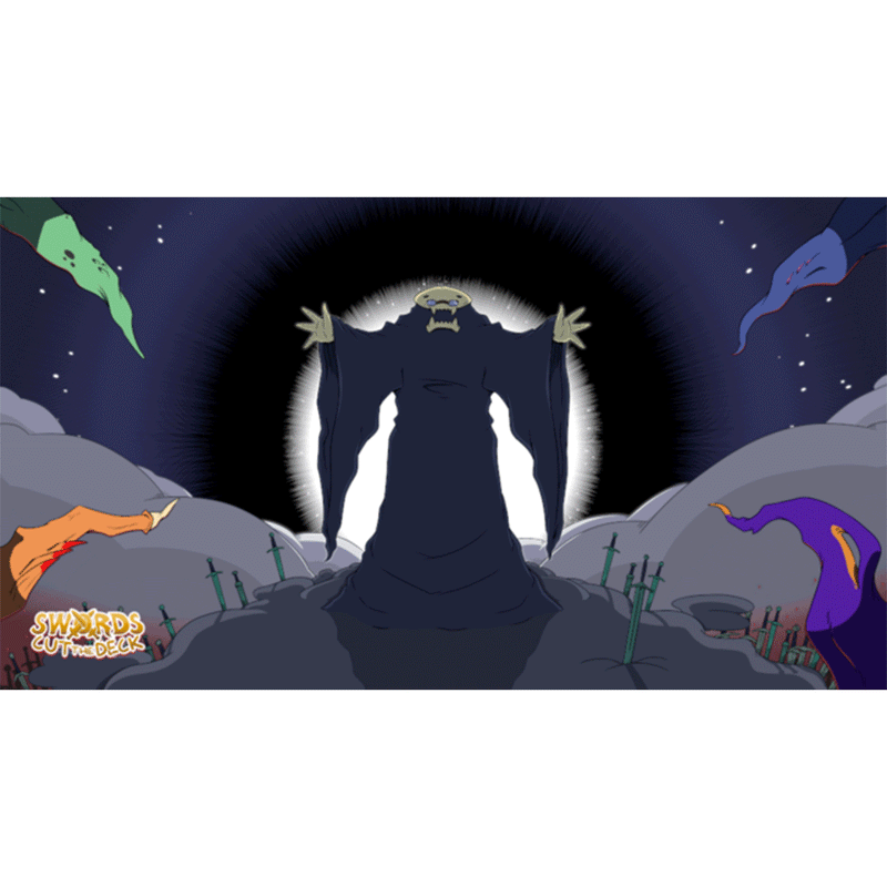 Swords: Cut the Deck - Double Sided Playmat