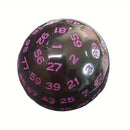 D100 (One Hundred Sided Dice) - Black/Purple