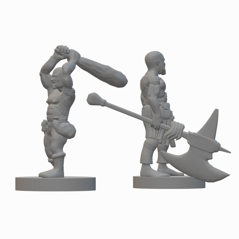 Halfling Barbarians Wave 2 | BeaMini Unpainted RPG Miniatures
