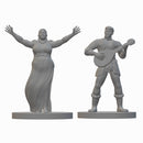 Human Bards (wave 3) | BeaMini Unpainted RPG Miniatures
