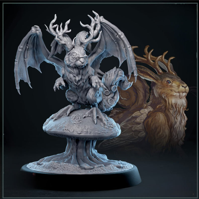 Wolpertinger 1 | BeaMini Print to Order Miniatures