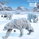 Polar Bear | BeaMini Print to Order Miniatures