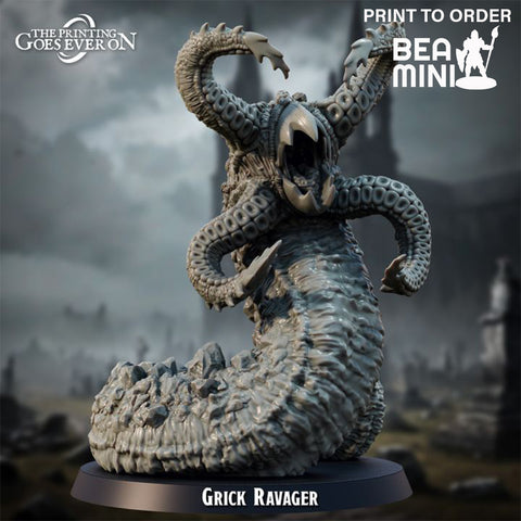 Grick Ravager | BeaMini Print to Order Miniatures