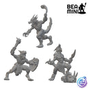 Icewind Kobolds | BeaMini Unpainted RPG Miniatures