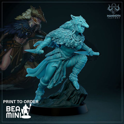 Inka Halfelven  | BeaMini Print to Order Miniatures