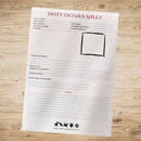 Deity Details Sheet for Dungeons & Dragons (Fillable & Printable PDF)