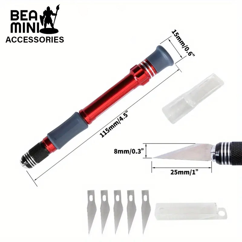 Bea Mini Tools: Hobby Knife (Red)