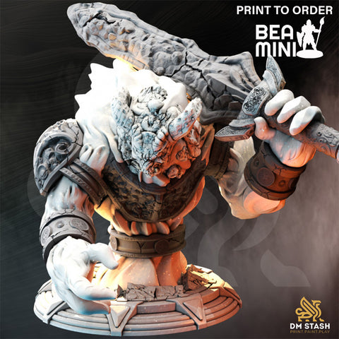 Lava Lord - Sorngaar the Cindering | BeaMini Print to Order Miniatures