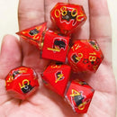 Hopper The Cat - Handcrafted Sharp Edge Dice Set