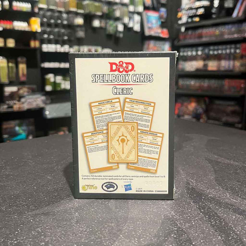 D&D Spellbook Cards Cleric Deck