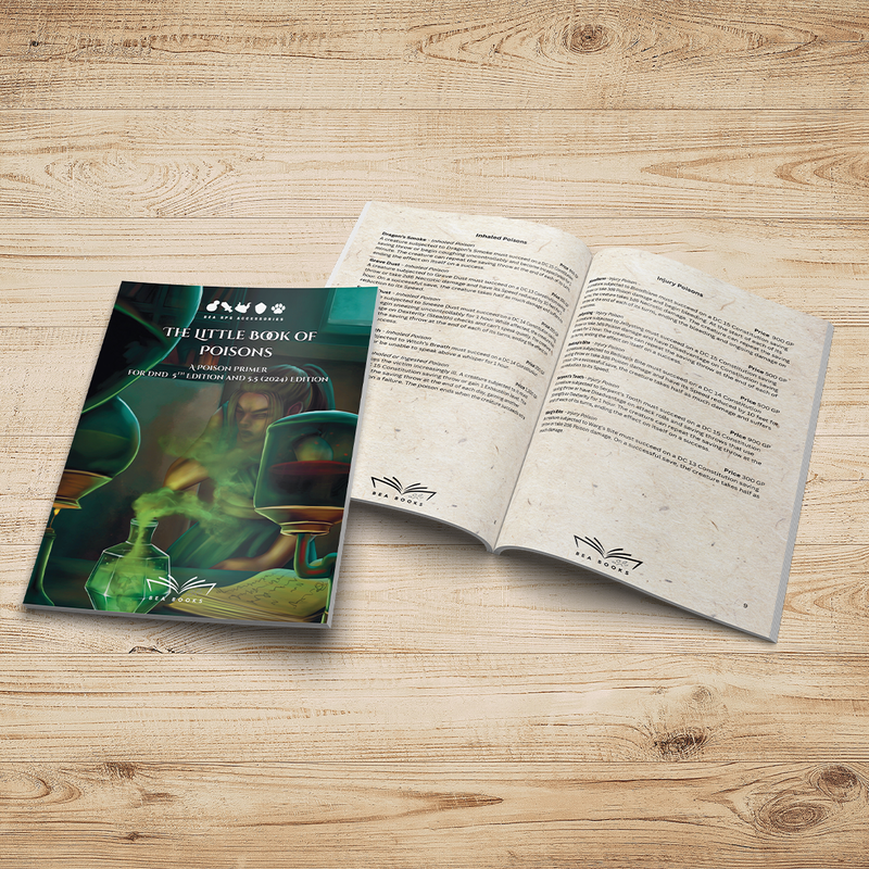 The Little Book of Poisons — Poisons, Venoms & Toxins for D&D