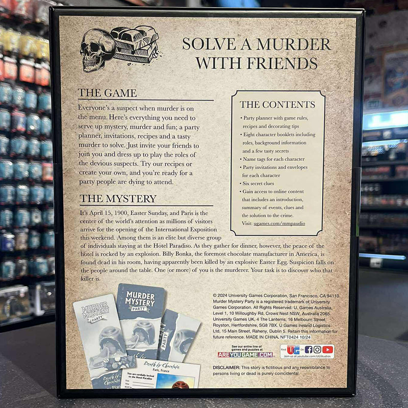 Murder Mystery Party - Death By Chocolate