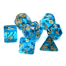 Deep Sea Mirage - 7 Piece Polyhedral Dice Set + Dice Bag