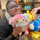 Diane the Peach Bigfoot With Rainbow Hair - Squishmallows (19cm/7.5")