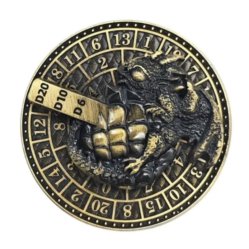 Dragon Wheel Metal Dice Spinner