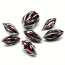 Istar - 7 Piece Hollow Metal Polyhedral Dice Set