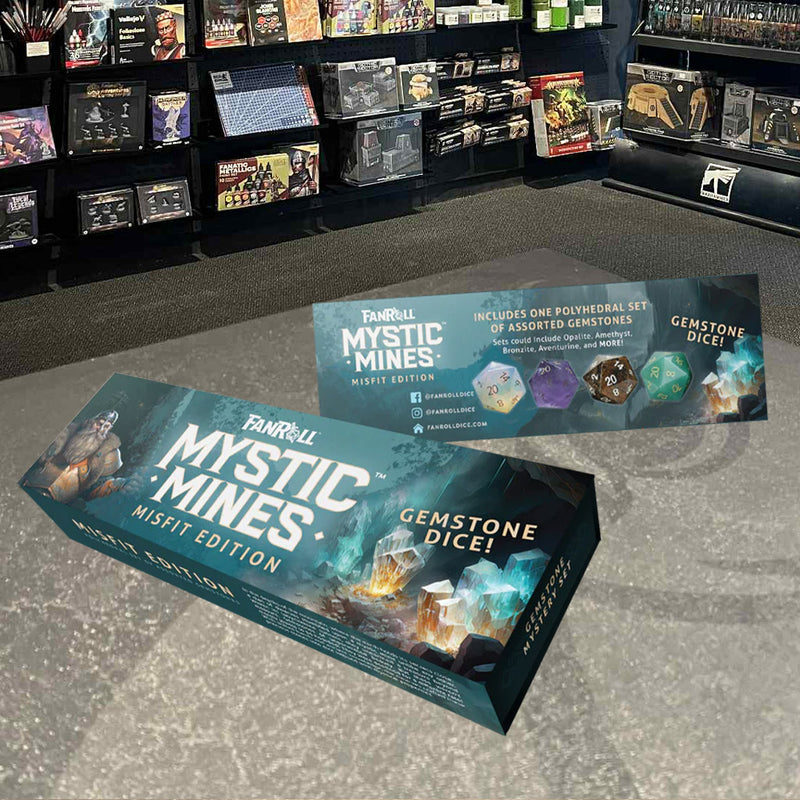 Fanroll Misfit Mystic Mines Gemstone Dice Set