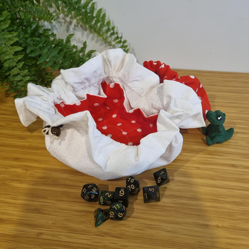 Mushroom Dice Bag (Handmade Dice Bag)