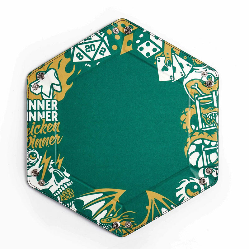Hex Dice Tray 8" - Artist Series: Cara