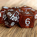 Guiding Bolt - 7 Piece Polyhedral Dice Set + Dice Bag