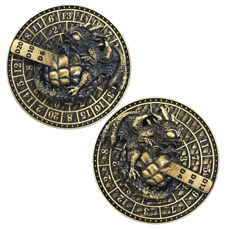 Dragon Wheel Metal Dice Spinner