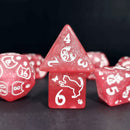 Toe Bea-ns - 7 Piece Polyhedral Dice Set + Dice Bag