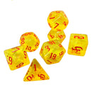 Golden Harvest - 7 Piece Polyhedral Dice Set + Dice Bag