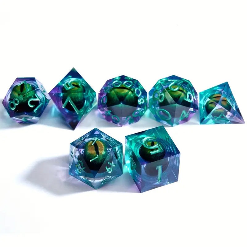 Chromatic Dragon - Sharp Edge Dice Set