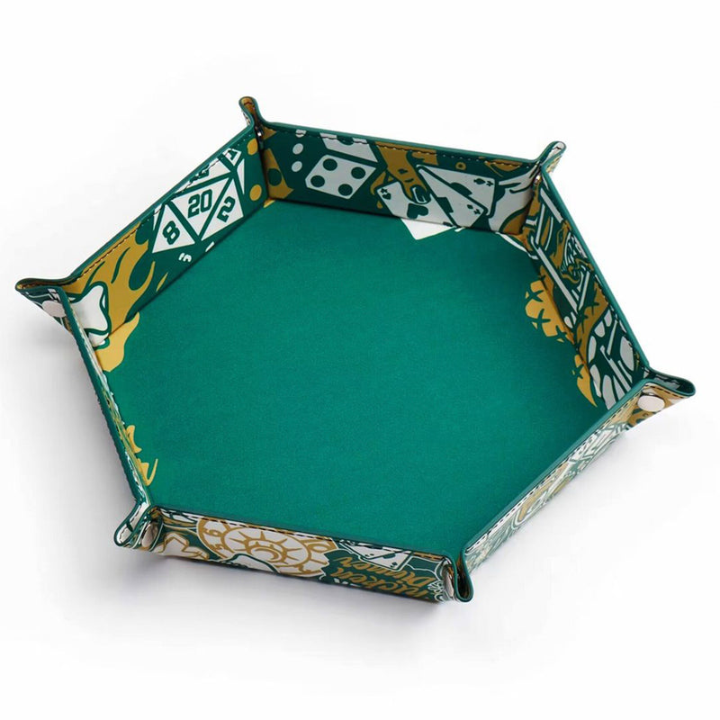 Hex Dice Tray 8" - Artist Series: Cara