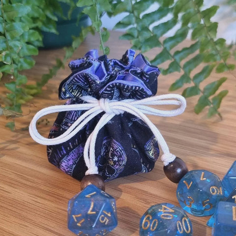 Witchy Dice Bag Mini (Handmade Dice Bag)
