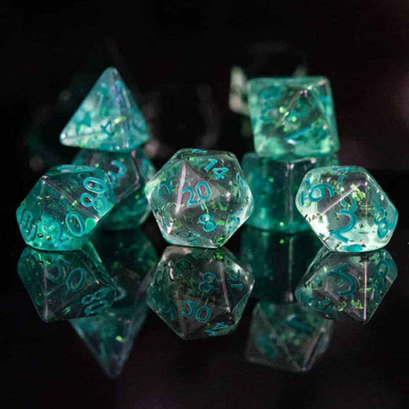 Kelpie - 7 Piece Polyhedral Dice Set + Dice Bag