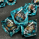Dia de los Muertos - Sharp Edge Dice Set & Dice Case