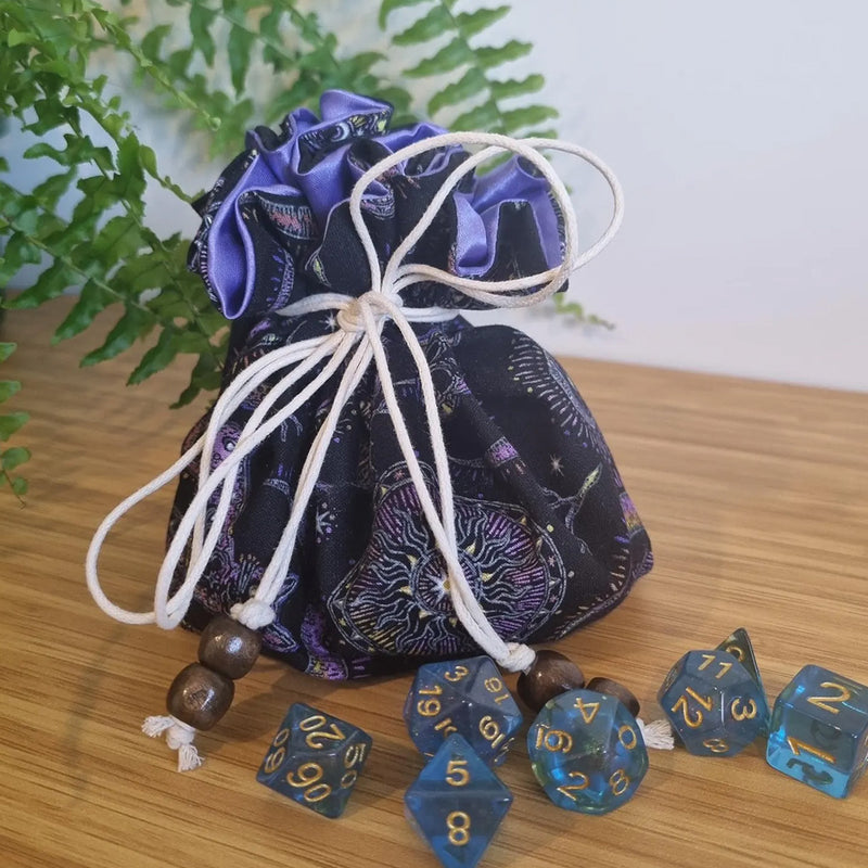 Witchy Dice Bag (Handmade Dice Bag)