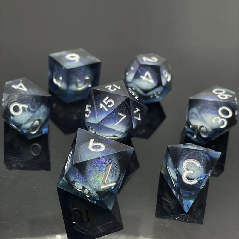 Eclipse - Liquid Core Sharp Edge Dice Set