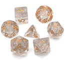 Moonbeam - 7 Piece Polyhedral Dice Set + Dice Bag