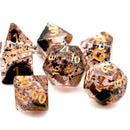 Zsa Zsa - 7 Piece Polyhedral Dice Set + Dice Bag