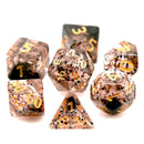 Zsa Zsa - 7 Piece Polyhedral Dice Set + Dice Bag