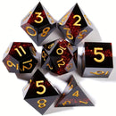 Hellgate - Handcrafted Sharp Edge Dice Set & Dice Case