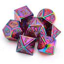 Battle Unicorn - Metal Polyhedral Dice Set & Dice Case