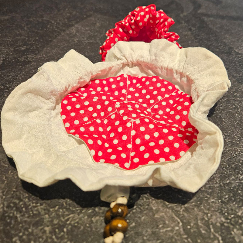 Handmade Mini Mushroom Dice Bag