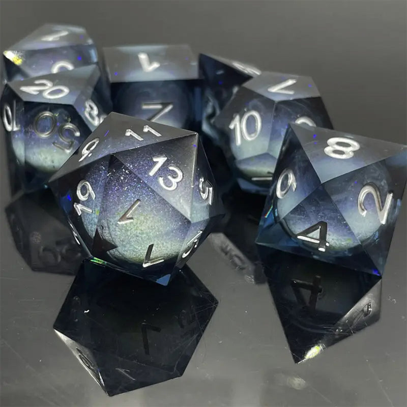 Eclipse - Liquid Core Sharp Edge Dice Set