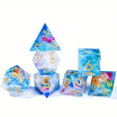 Faewyld Fantasy - Handcrafted Sharp Edge Dice Set & Dice Case
