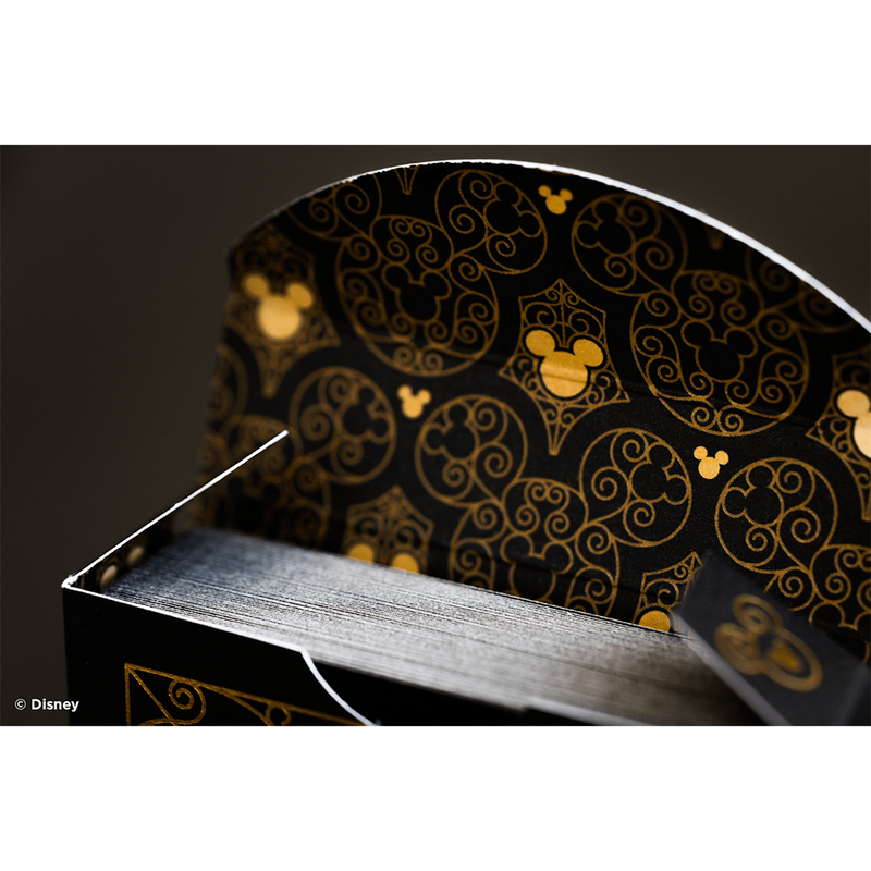 Mickey Mouse inspired Black and Gold Playing Cards by Bicycle