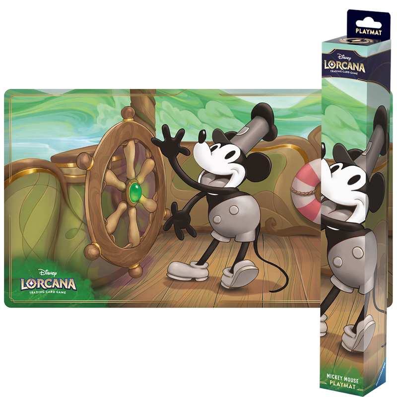 Disney Lorcana Playmat - Mickey Mouse - Steamboat Pilot