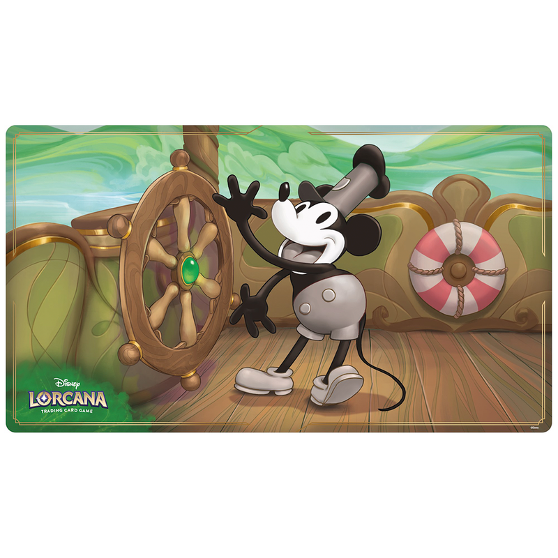 Disney Lorcana Playmat - Mickey Mouse - Steamboat Pilot