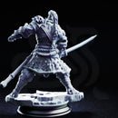 Bagrash Ilkhan, Orc Fighter | BeaMini Print to Order Miniatures