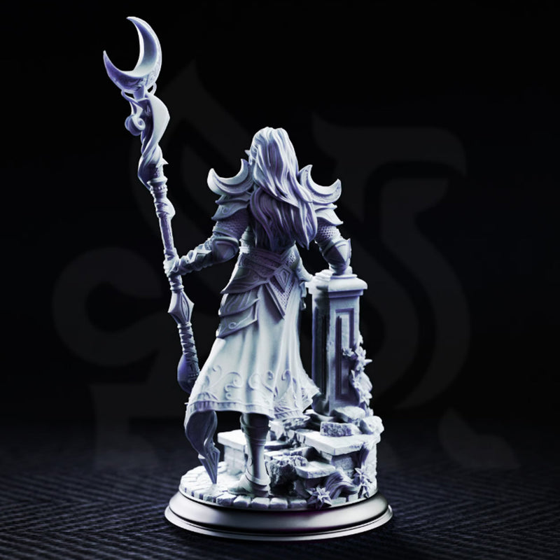 Kadna Glydrin, Elf Druid | BeaMini Print to Order Miniatures