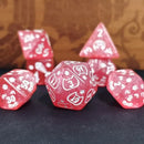 Toe Bea-ns - 7 Piece Polyhedral Dice Set + Dice Bag